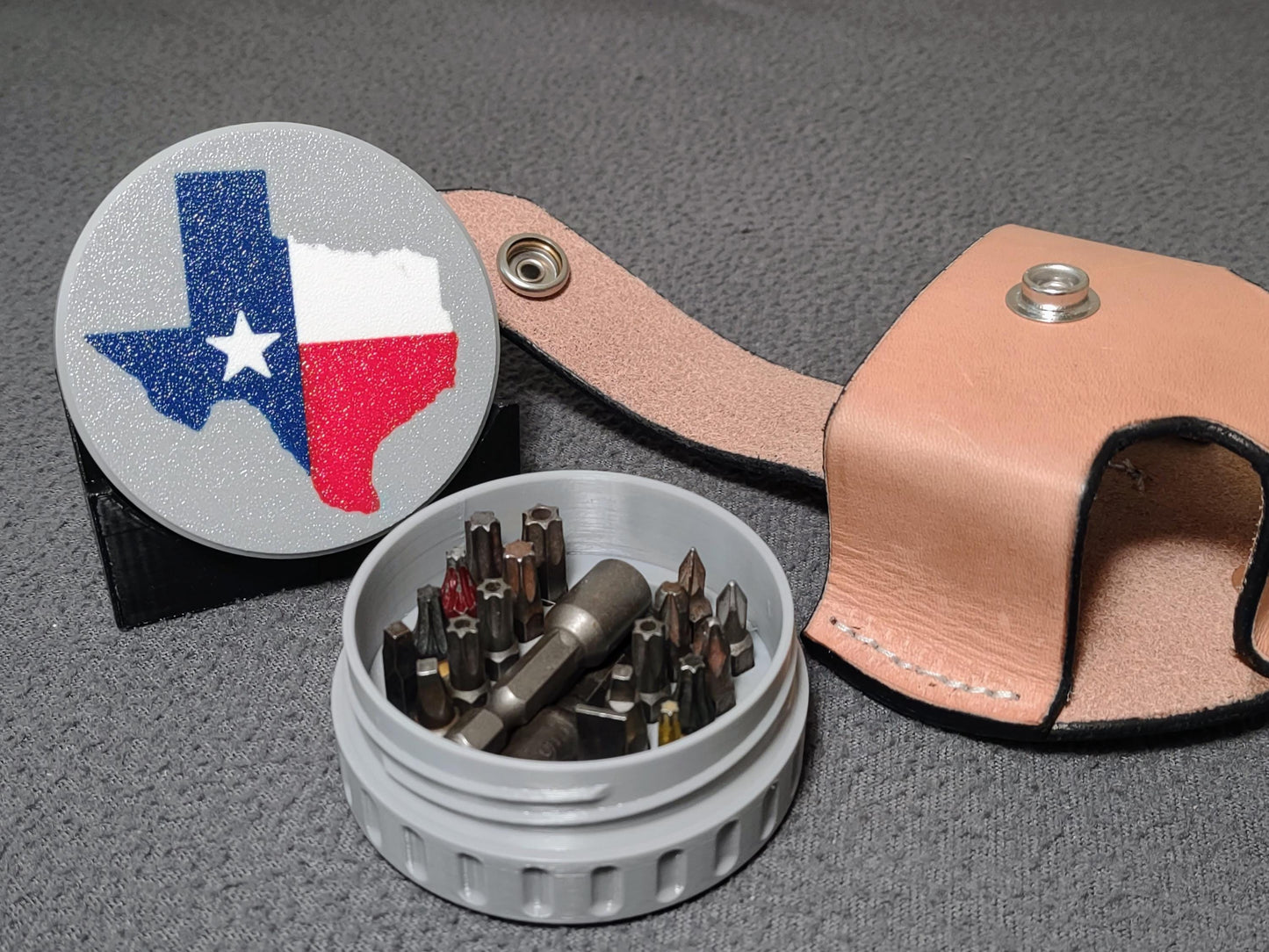 Leather Can-A-Bit™ Belt Clip
