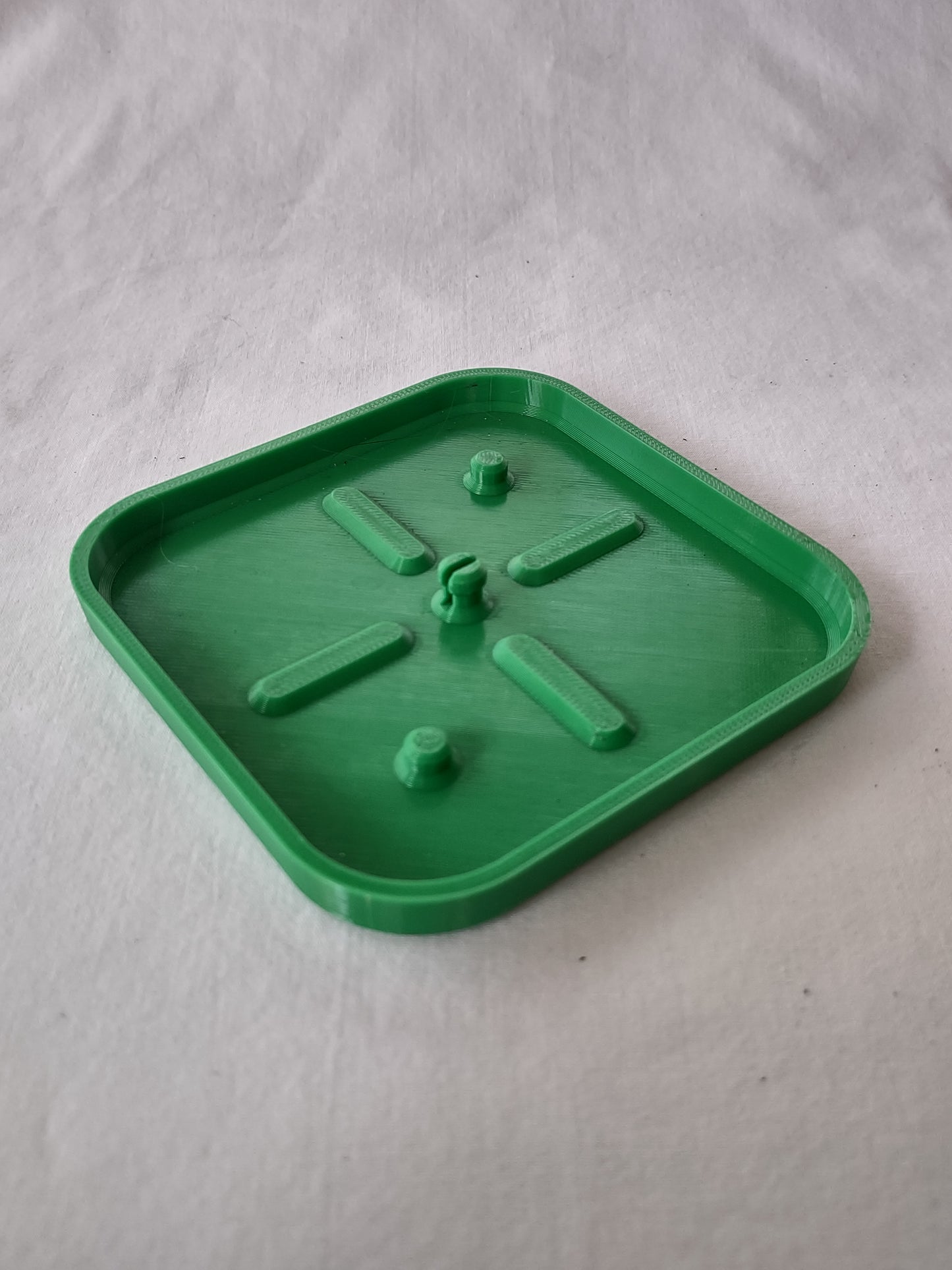 Square Sprout Haven - 3D Printed Self-Watering Planter with Drain Tray